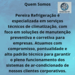 Imagem ilustrativa da empresa Pereira Refrigerações instalação e manutenção em Ar Condicionado em Suzano - SP