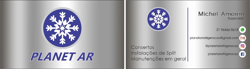 Planet Ar Refrigeração e Climatização - Instalação, manutenção, higienização e reparo de ar condicionado em Rio de Janeiro - RJ