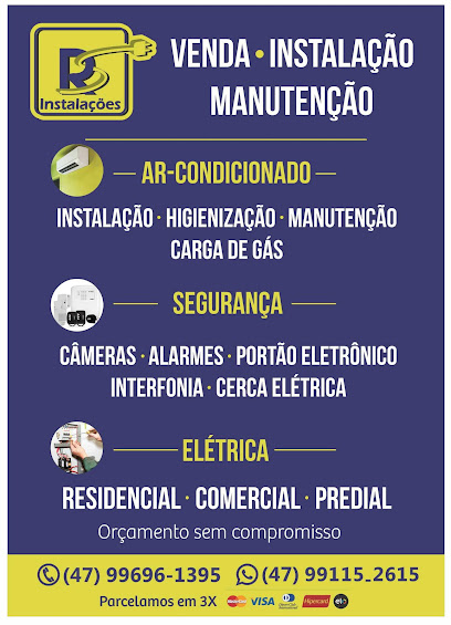 Imagem ilustrativa da empresa RS Instalações ar condicionado / portão eletrônico / segurança / elétrica em geral em Joinville - SC